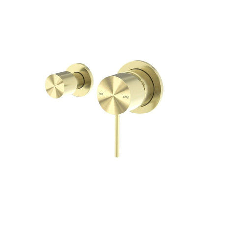 Nero Mecca Shower Mixer With Horizontal 2 Way Divertor Brushed Gold NR221911UBG - Wall Mixer Diverter