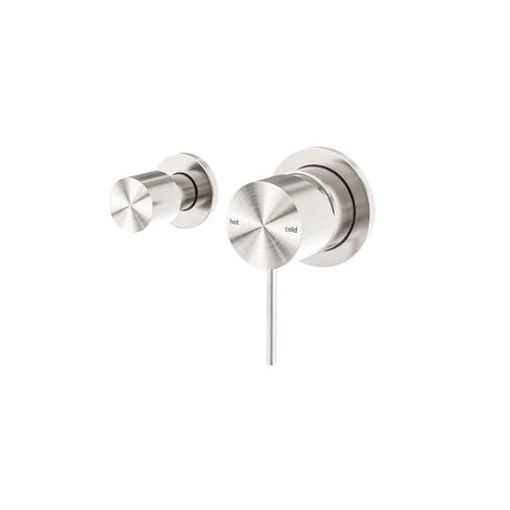Nero Mecca Shower Mixer With Horizontal 2 Way Divertor Brushed Nickel NR221911UBN - Wall Mixer Diverter