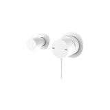 Nero Mecca Shower Mixer With Horizontal 2 Way Divertor Matte White NR221911UMW - Wall Mixer Diverter