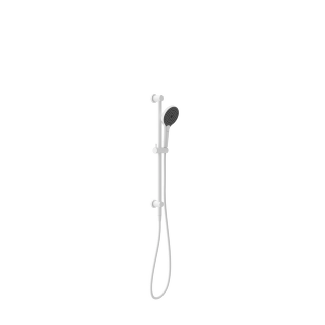 Nero Mecca Shower Rail With Air Shower II Matte White NR221905GMW - Rail Showers