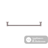 Nero Mecca Single Towel Rail 600mm Brushed Bronze NR1924BZ - Towel Rails