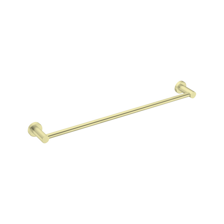 Nero Mecca Single Towel Rail 600mm Brushed Gold NR1924BG - Towel Rails