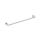 Nero Mecca Single Towel Rail 600mm Brushed Nickel NR1924BN - Towel Rails