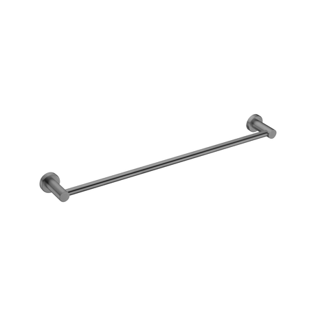 Nero Mecca Single Towel Rail 600mm Gun Metal NR1924GM - Towel Rails