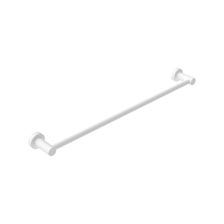 Nero Mecca Single Towel Rail 600mm Matte White NR1924MW - Towel Rails