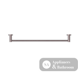 Nero Mecca Single Towel Rail 800mm Brushed Bronze NR1930BZ - Towel Rails
