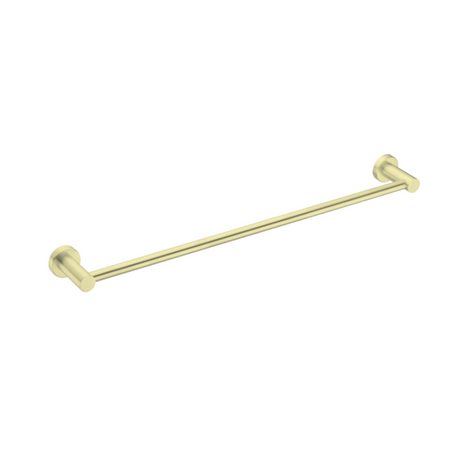 Nero Mecca Single Towel Rail 800mm Brushed Gold NR1930BG - Towel Rails