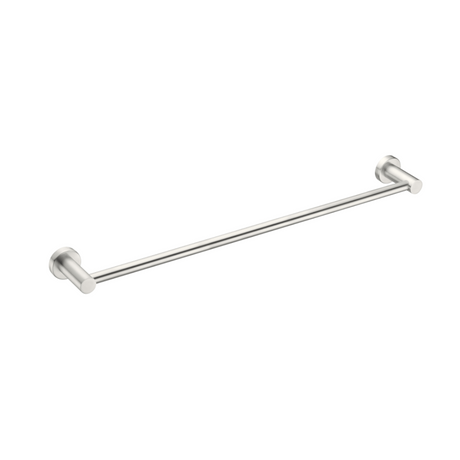 Nero Mecca Single Towel Rail 800mm Brushed Nickel NR1930BN - Towel Rails