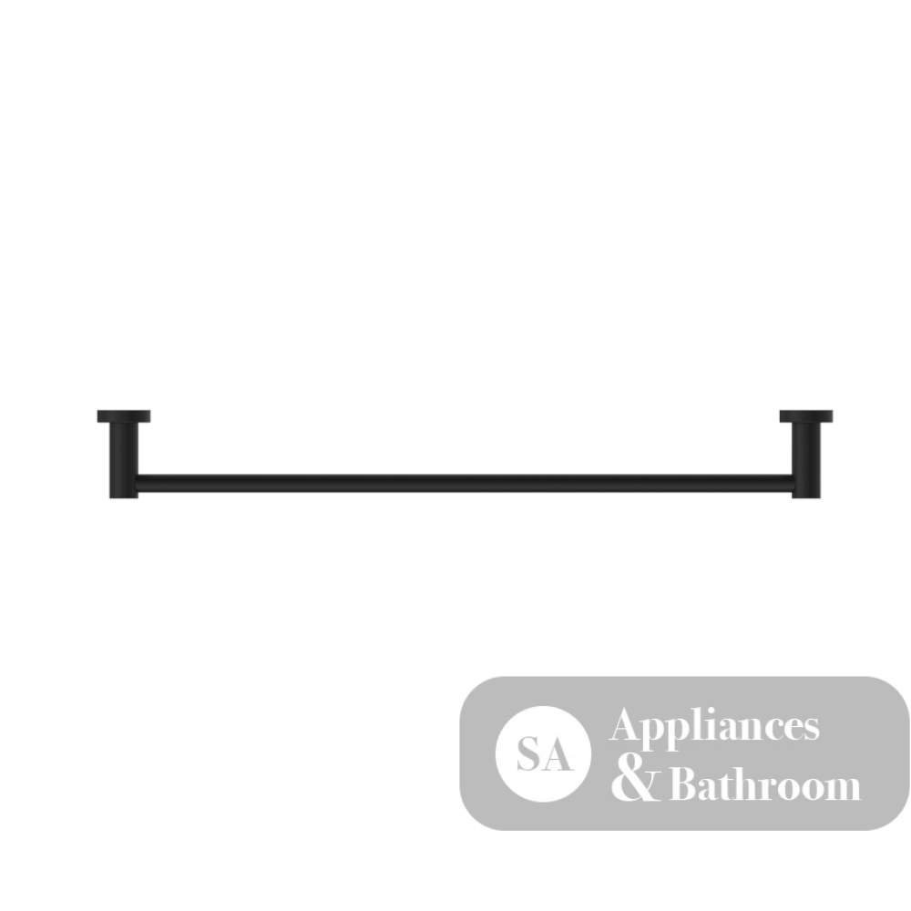 Nero Mecca Single Towel Rail 800mm Matte Black NR1930MB - Towel Rails
