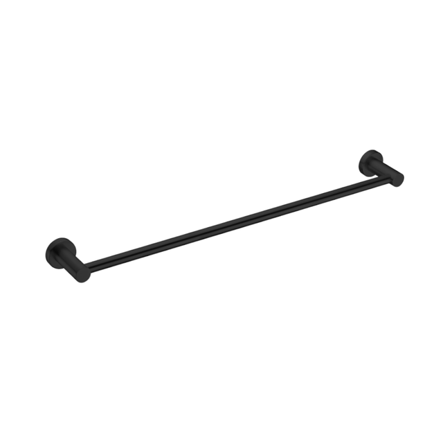 Nero Mecca Single Towel Rail 800mm Matte Black NR1930MB - Towel Rails