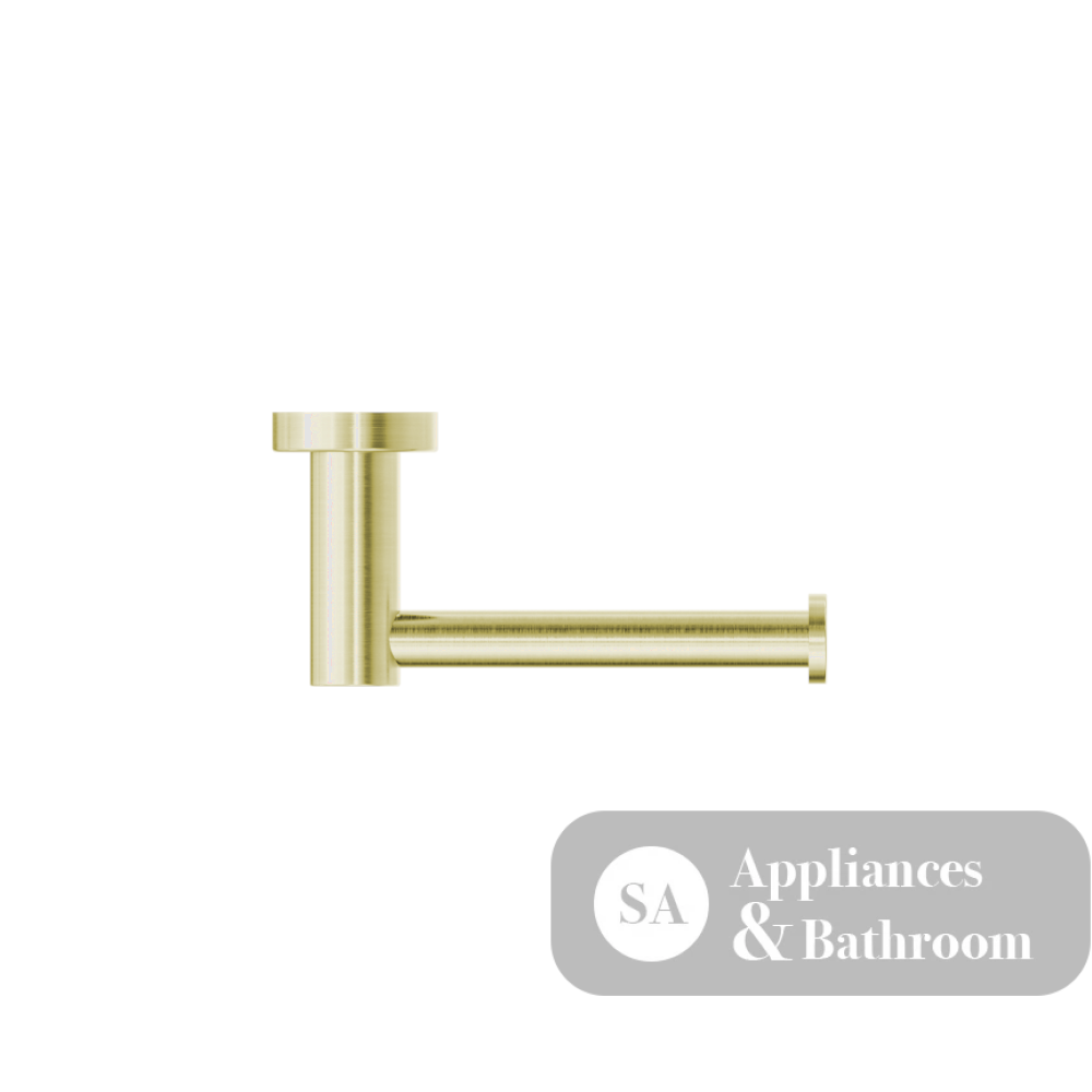 Nero Mecca Toilet Roll Holder Brushed Gold NR1986BG - TOILET ROLL HOLDERS