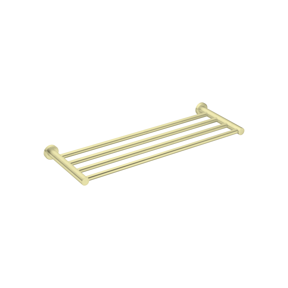 Nero Mecca Towel Rack Brushed Gold NR1989BG - Towel Rails
