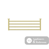 Nero Mecca Towel Rack Brushed Gold NR1989BG - Towel Rails