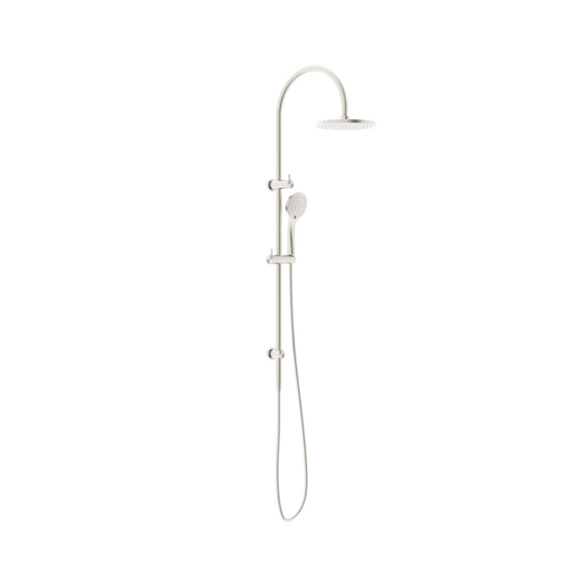 Nero Mecca Twin Shower With Air Shower Brushed Nickel NR221905bBN - Twin Showers