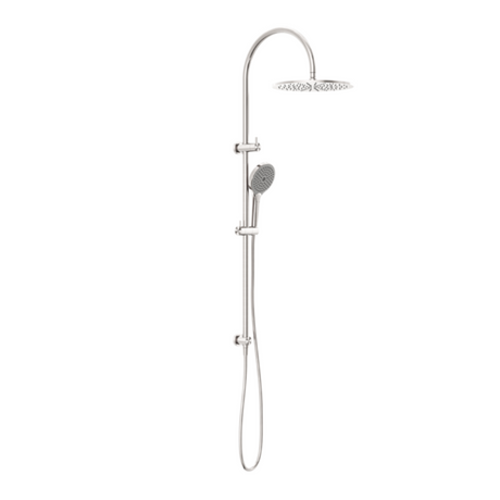 Nero Mecca Twin Shower With Air Shower II Brushed Nickel NR221905HBN - Twin Showers
