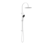 Nero Mecca Twin Shower With Air Shower II Matte White NR221905HMW - Twin Showers