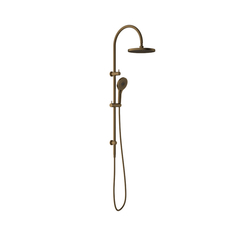 Nero Mecca Twin Shower With Shower Brushed Bronze NR221905eBZ - Twin Showers