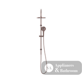 Nero Mecca Twin Shower With Shower Brushed Bronze NR221905eBZ - Twin Showers