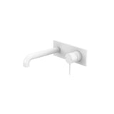 Nero Mecca Wall Basin/Bath Mixer 160mm Matte White NR221910A160MW - Wall Mixers & Spouts