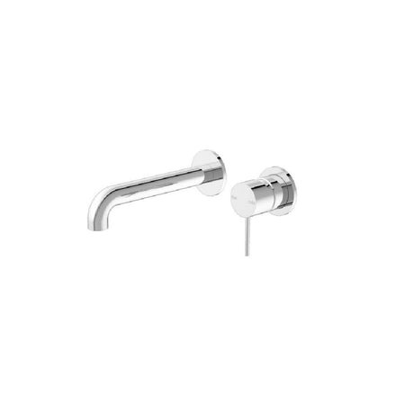 Nero Mecca Wall Basin/Bath Mixer Separate Back Plate 120mm Chrome NR221910C120CH - Wall Mixers & Spouts