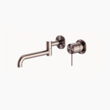 Nero Mecca Wall Basin/Bath Mixer Swivel Spout 225mm Brushed Bronze NR221910RBZ - Wall Mixers & Spouts