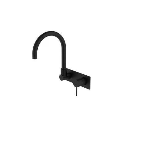 Nero Mecca Wall Basin/Bath Mixer Swivel Spout Matte Black NR221910QMB - Wall Mixers & Spouts
