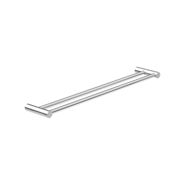 Nero New Mecca Double Towel Rail 600mm Chrome NR2324DCH - Towel Rails