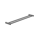 Nero New Mecca Double Towel Rail 600mm Gun Metal NR2324DGM - Towel Rails