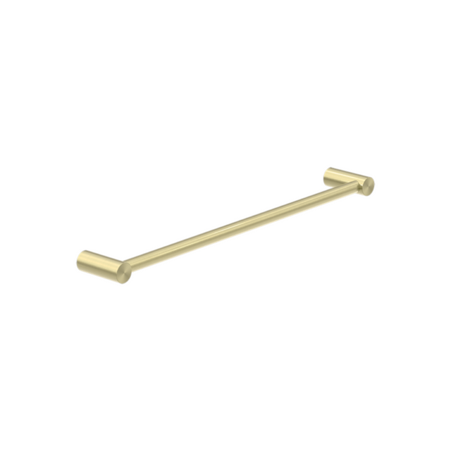 Nero New Mecca Single Towel Rail 600mm Brushed Gold NR2324BG - Towel Rails