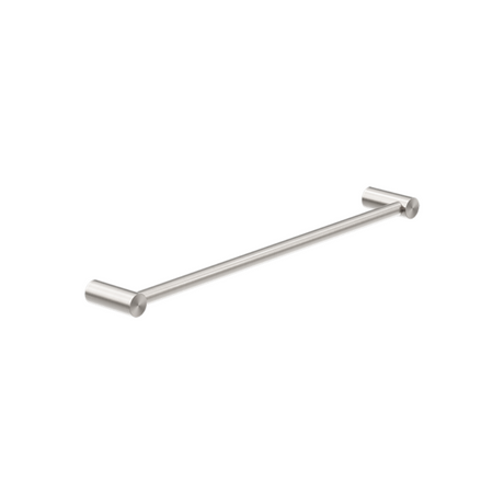 Nero New Mecca Single Towel Rail 600mm Brushed Nickel NR2324BN - Towel Rails