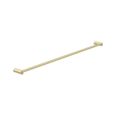 Nero New Mecca Single Towel Rail 800mm Brushed Gold NR2330BG - Towel Rails