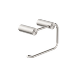 Nero New Mecca Toilet Roll Holder Brushed Nickel NR2386BN - TOILET ROLL HOLDERS