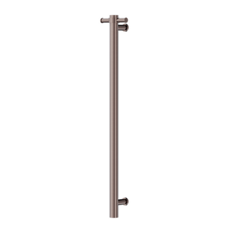 Nero Non Heated Vertical Towel Rail 900mm Brushed Bronze NRV901BZ - Towel Ladder