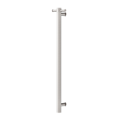 Nero NonHeated Vertical Towel Rail 900mm Brushed Nickel NRV901BN - Towel Ladder