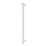Nero NonHeated Vertical Towel Rail 900mm Matte White NRV901MW - Towel Ladder