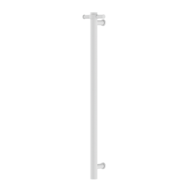 Nero NonHeated Vertical Towel Rail 900mm Matte White NRV901MW - Towel Ladder
