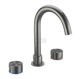 Nero NR211701GM Kara Basin Set - Gunmetal Grey Tapware 3 Piece