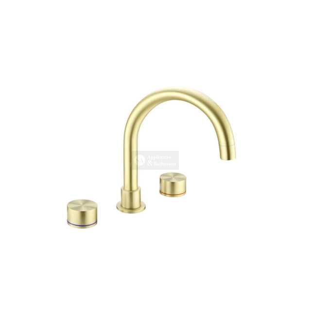 Nero NR211703BG Kara Bath Set - Brushed Gold Tapware 3 Piece