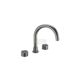 Nero NR211703GM Kara Bath Set - Gunmetal Grey Tapware 3 Piece