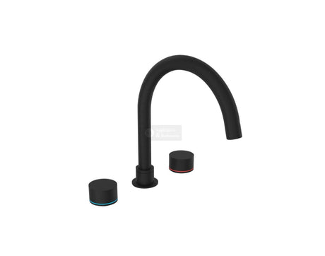 Nero NR211703MB Kara Bath Set - Matte Black Tapware 3 Piece