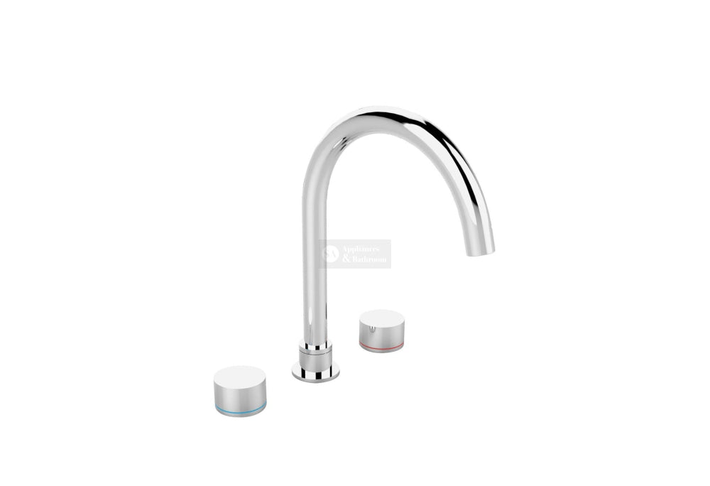 Nero NR211707CH Kara Kitchen Set - Chrome Tapware 3 Piece