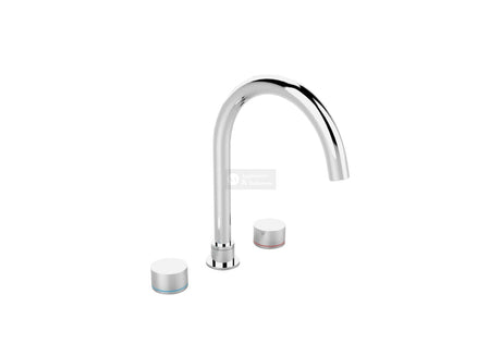 Nero NR211707CH Kara Kitchen Set - Chrome Tapware 3 Piece