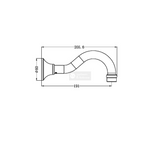 Nero NR692103MB York Basin/Bath Spout Only - Matte Black Basin / Bath Spout