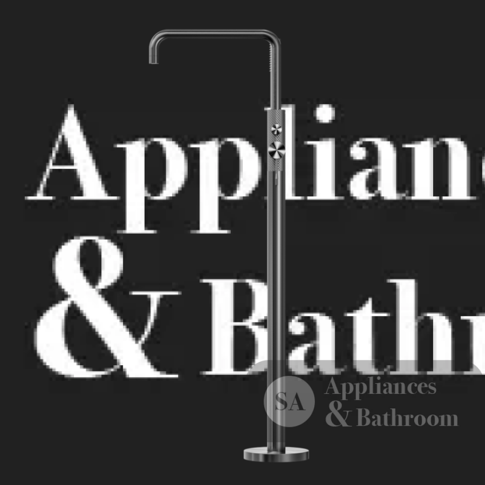 Nero Opal Freestanding Bath Mixer With Hand Shower Graphite NR251903AGR - Bath Fillers