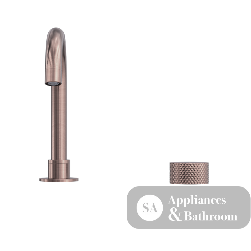 Nero Opal Progressive Basin Set Brushed Bronze NR252001BZ - Wall Mixers & Spouts