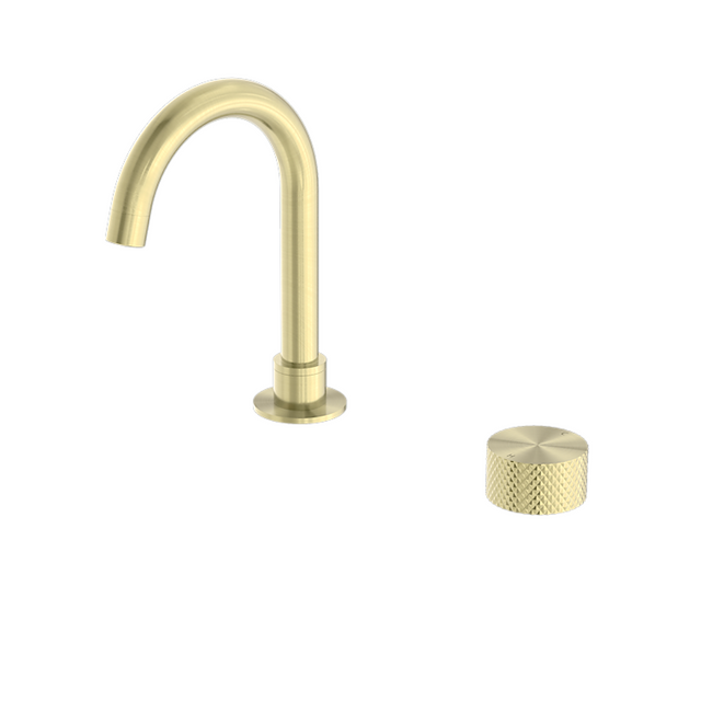 Nero Opal Progressive Basin Set Brushed Gold NR252001BG - Wall Mixers & Spouts