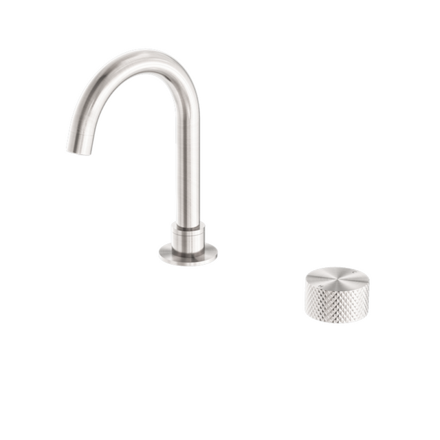 Nero Opal Progressive Basin Set Brushed Nickel NR252001BN - Wall Mixers & Spouts