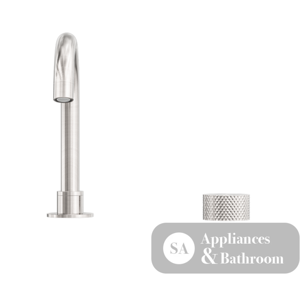 Nero Opal Progressive Basin Set Brushed Nickel NR252001BN - Wall Mixers & Spouts