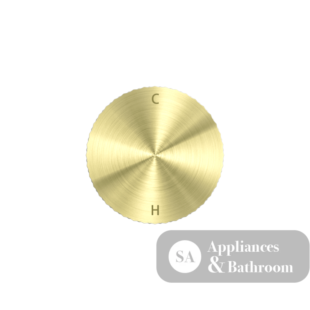 Nero Opal Progressive Shower Mixer Brushed Gold NR252009BG - Bathroom Wall Mixers
