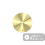 Nero Opal Progressive Shower Mixer Brushed Gold NR252009BG - Bathroom Wall Mixers